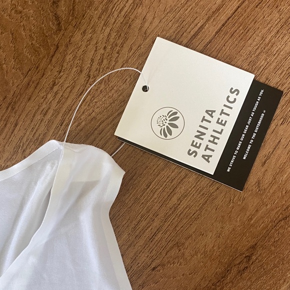 Senita White Women's Crop Top - Picture 2 of 4